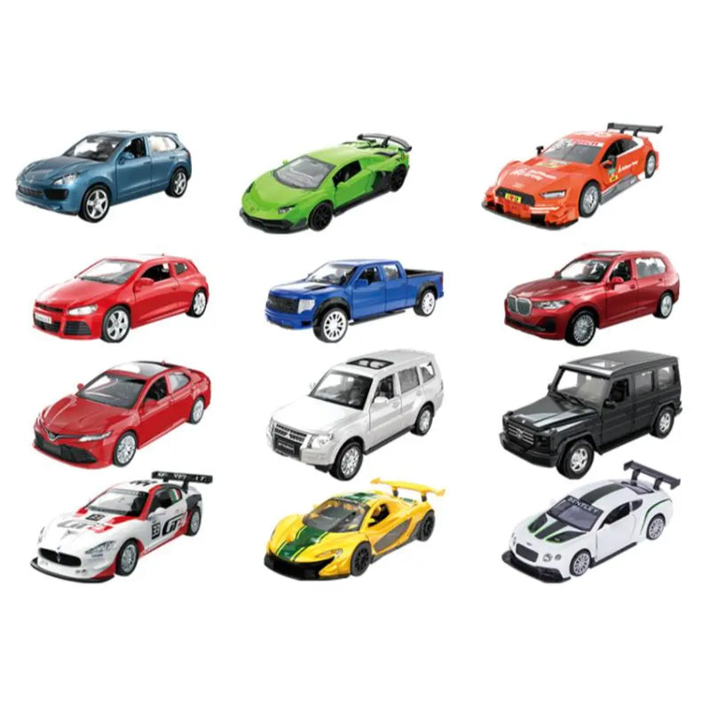 Power Joy Vroom Vroom 4 5 Inch Diecast Car Pack A Licensed 3 Pieces Toy Set