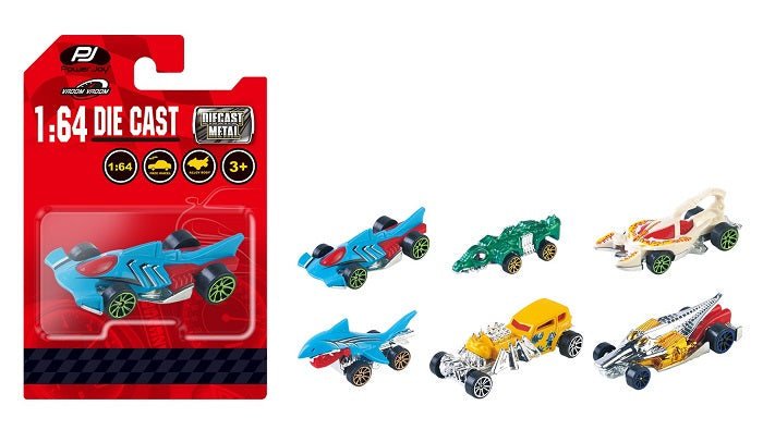 Power Joy Vroom Vroom Die Cast Viper-Dc 1:64 V2 Assortment 1-piece