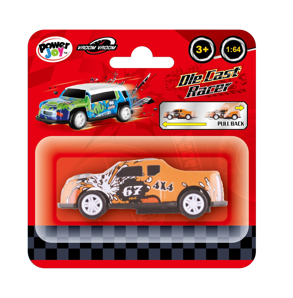 Power Joy Vroom Vroom Dc Graph Pullback 1/64 Assortment
