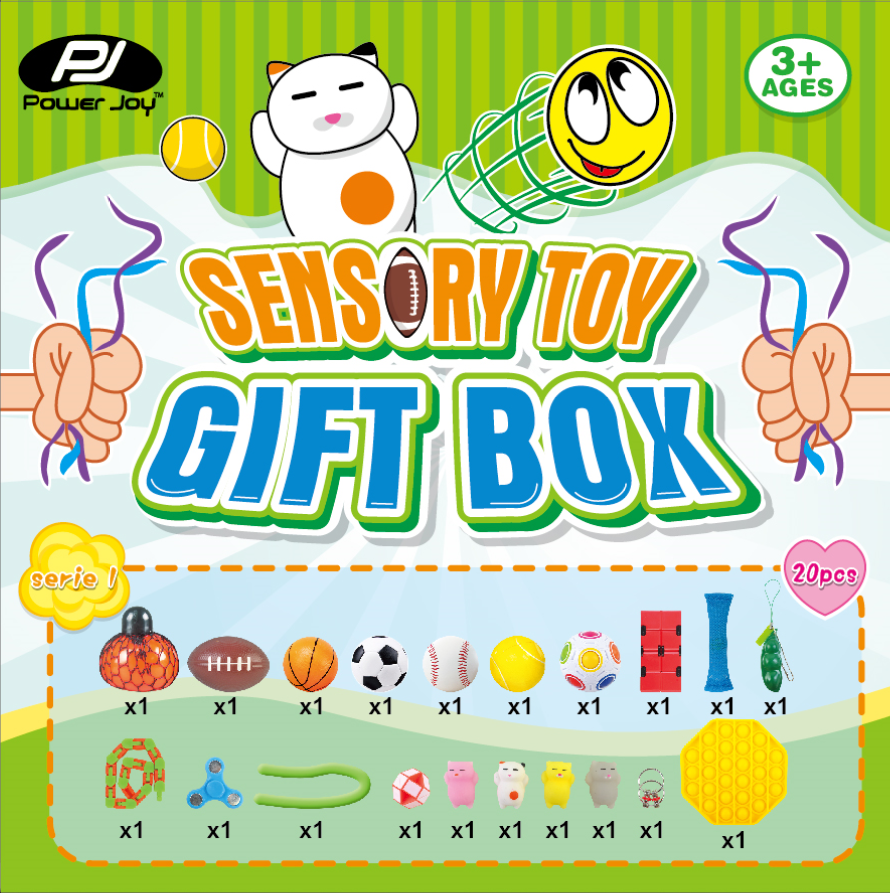 Power Joy Box Sensory Toys 20-in-1