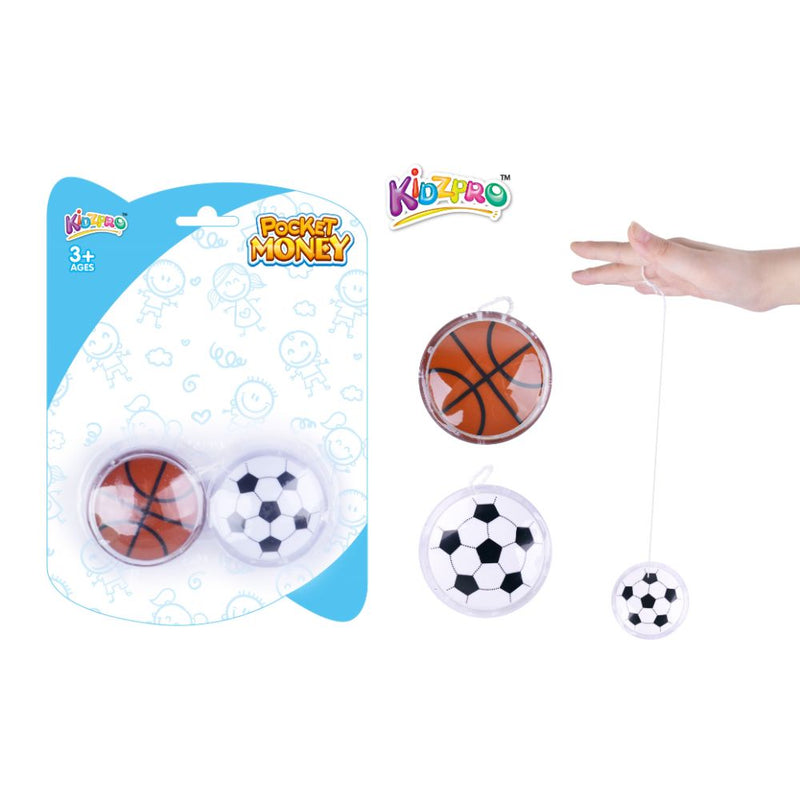 Kidzpro Yo Yo with Light 2 Piece Set Light Up Fun Handheld Skill Toy for Kids