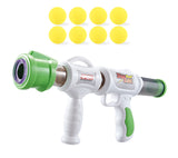 Power Joy Shooterz X Blaster 7 Air Pump Foam Ball Blaster with 8 Eva Balls for Kids
