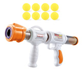 Power Joy Shooterz X Blaster 7 Air Pump Foam Ball Blaster with 8 Eva Balls for Kids
