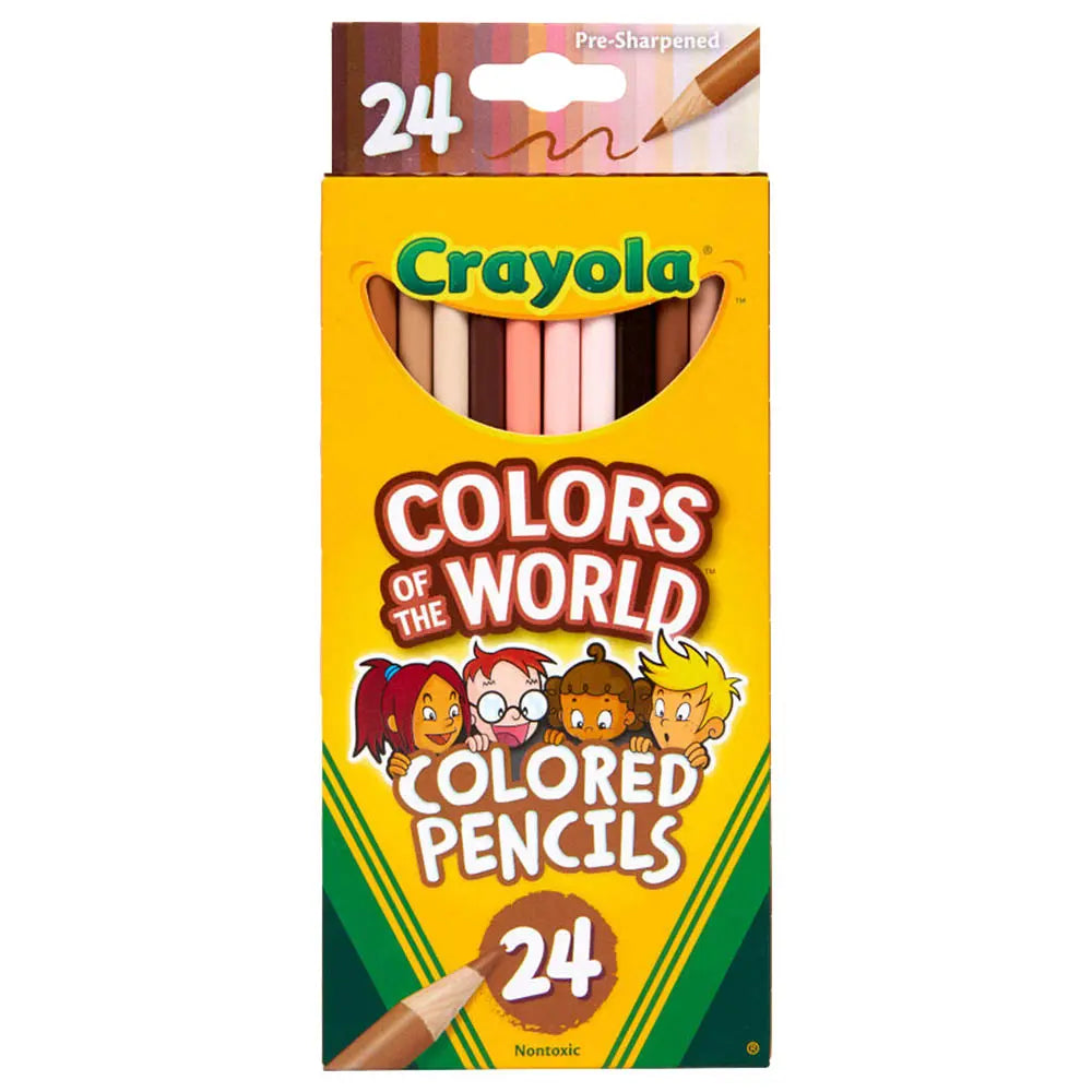 Crayola  Color of the World Skin Tone Colored Pencils Pack of 24