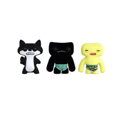 Fuggler Plush Figure Collectibles 3-Pack Assorted Designs