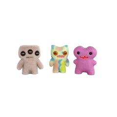 Fuggler Plush Figure Collectibles 3-Pack Assorted Designs