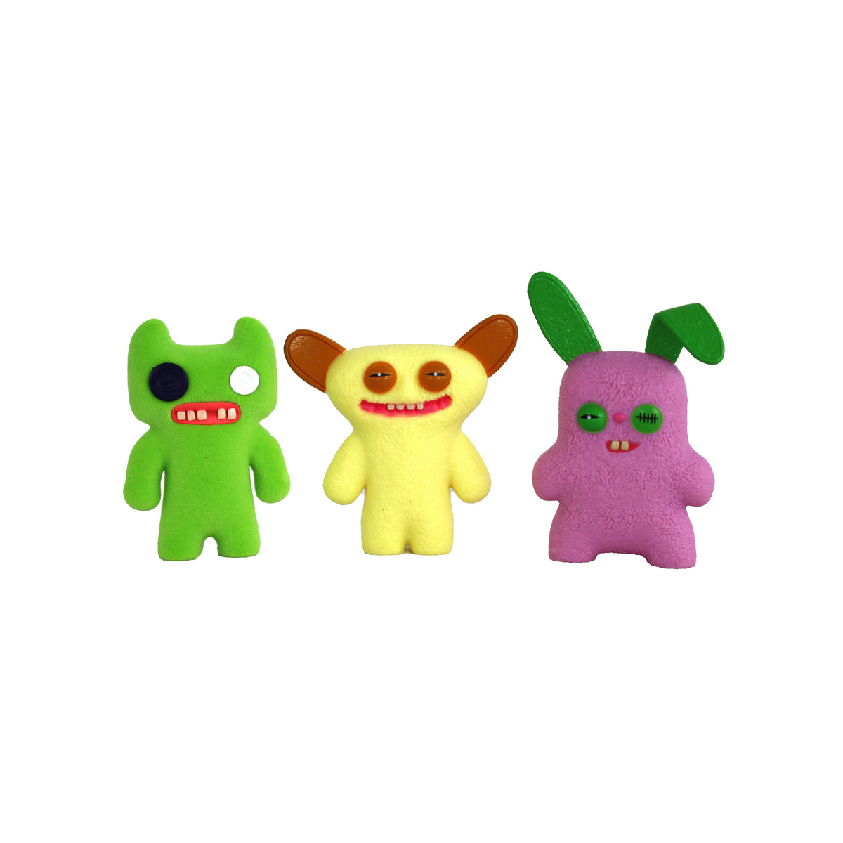 Fuggler Plush Figure Collectibles 3-Pack Assorted Designs