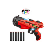Power Joy X Blaster 4 Light Up Foam Dart Blaster Long Range Toy Blaster with LED Effects for Kids