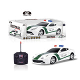 Power Joy RC Fast Police Car 1 18 Scale Battery Operated Remote Control Vehicle