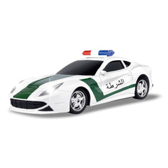 Power Joy RC Fast Police Car 1:18 Scale Battery Operated Remote Control Vehicle
