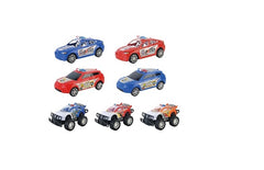Power Joy Friction Powered 3-in-1 Vehicle Toy Collection