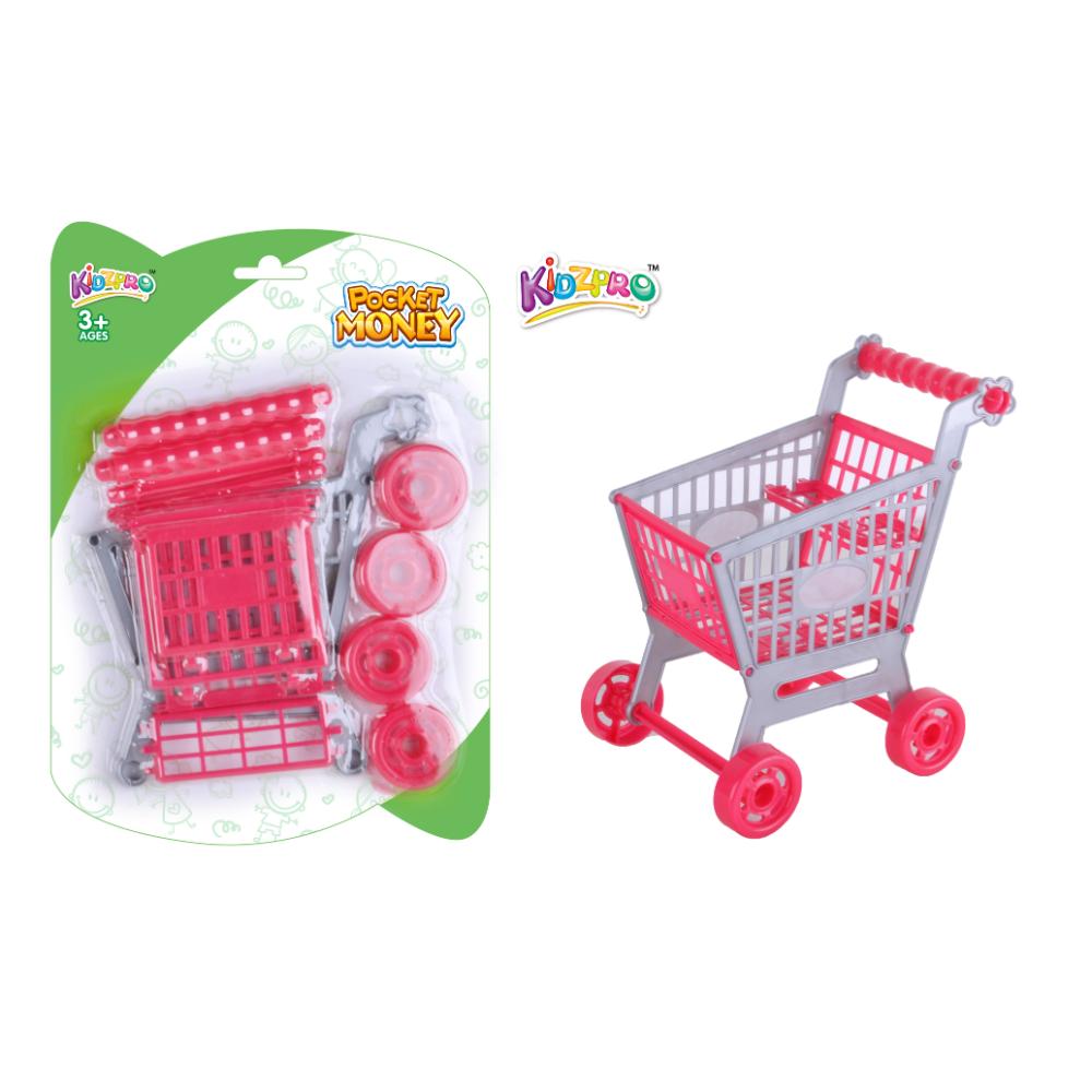 Kidzpro طقم لعب عربة تسوق