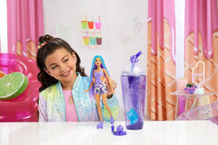 Barbie Pop Reveal Fruit Series Doll with Juicy Fruit Grape Themed Surprises for Kids