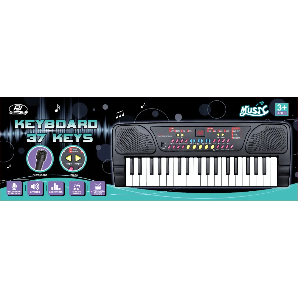 Musical Power Joy Music Keyboard 37keys with Mic B O