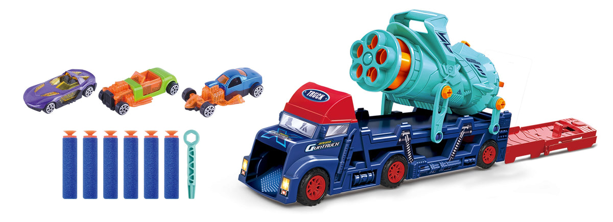 Power Joy Vroom Vroom Diecast Shooter 3-Pieces Set