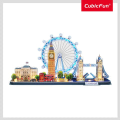 لغز CubicFun ثلاثي الأبعاد أفق مدينة لندن – ١٨٦ قطعة