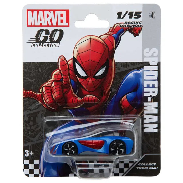 Marvel Go Racing W2 3-Inch Die-Cast Vehicle Assorted Characters Collectible Toy Car