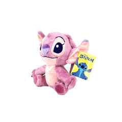 مجموعة دمى ديزني القماشية الأساسية Stitch & Angel بحجم 10 سم – دمى ناعمة قابلة للجمع
