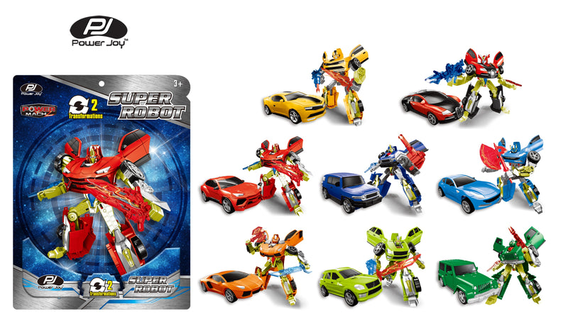 Power Joy Power Mach Super Robot Assoortment