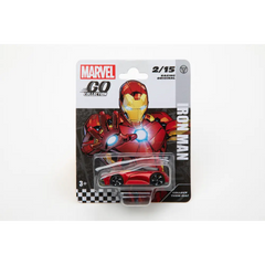 Marvel GO Racing W1 Iron Man 3-Inch Diecast Vehicle Assorted Marvel Superhero Collectible Racing Car