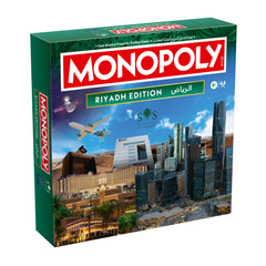 Monopoly Riyadh Edition Board Game Saudi Arabia City Version Family Strategy Game for Kids and Adults