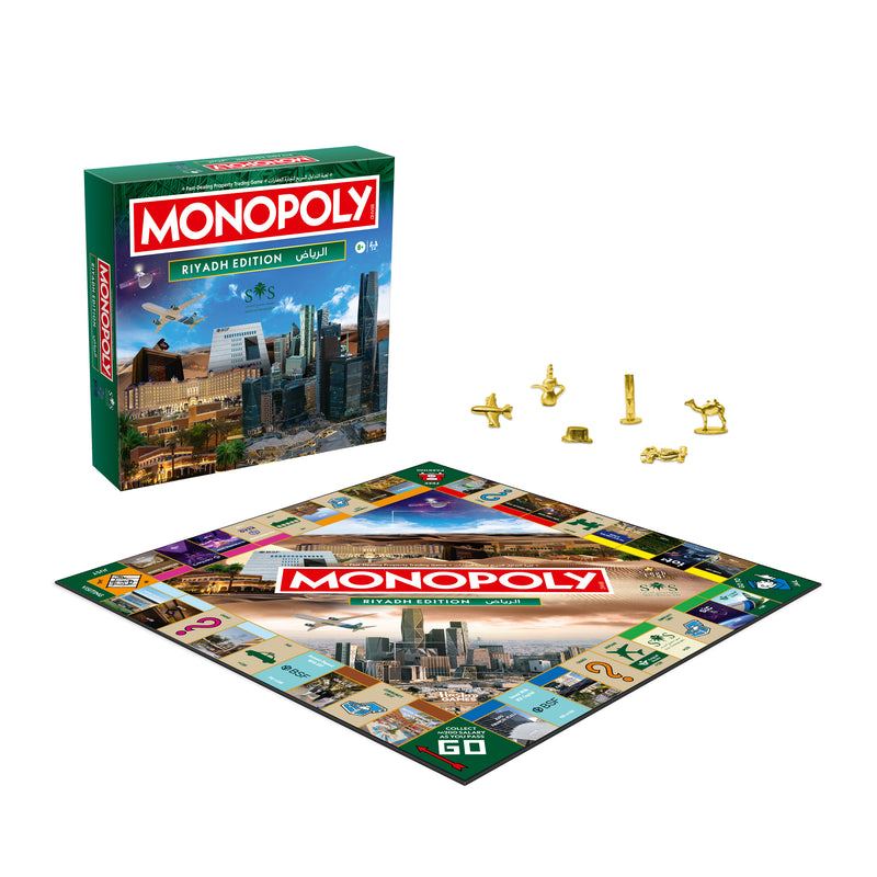 Monopoly Riyadh Edition Board Game Saudi Arabia City Version Family Game
