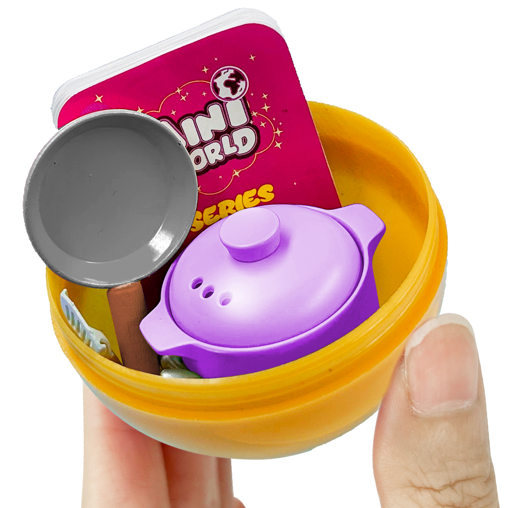 Power Joy Miniworld Collectibles Miniature Surprise Figures Toy Collection Set