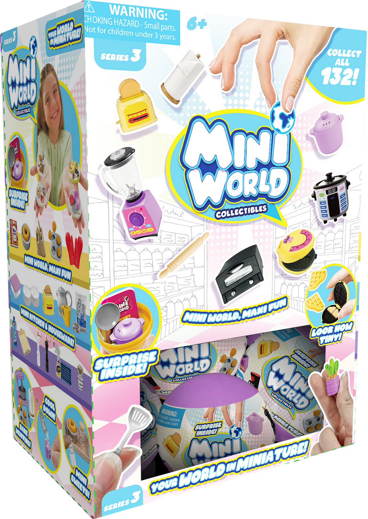 Power Joy Miniworld Collectibles Miniature Surprise Figures Toy Collection Set