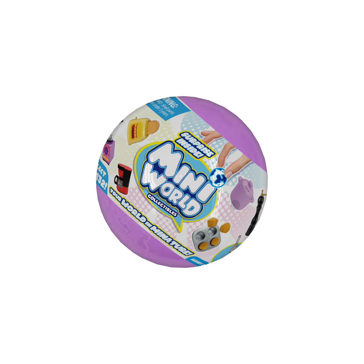 Power Joy Miniworld Collectibles Miniature Surprise Figures Toy Collection Set