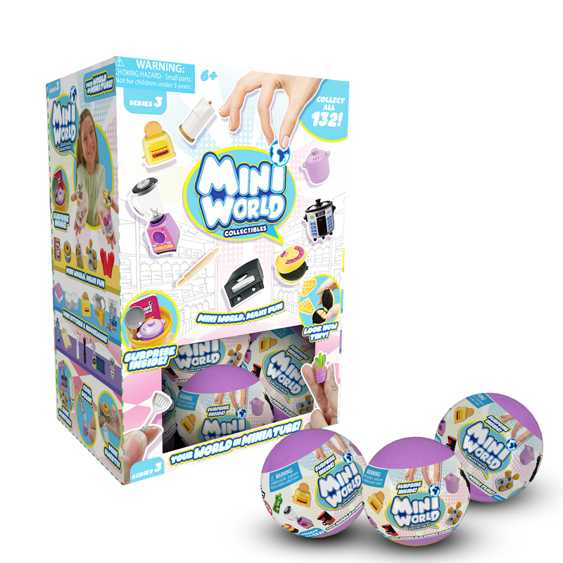 Power Joy Miniworld Collectibles Miniature Surprise Figures Toy Collection Set