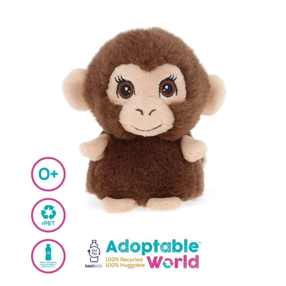 Keel Toys Keeleco Mini Adoptable World 10cm Mix A