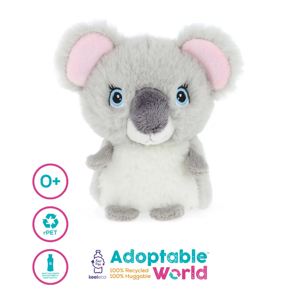 Keel Toys Keeleco Mini Adoptable World 10cm Mix A