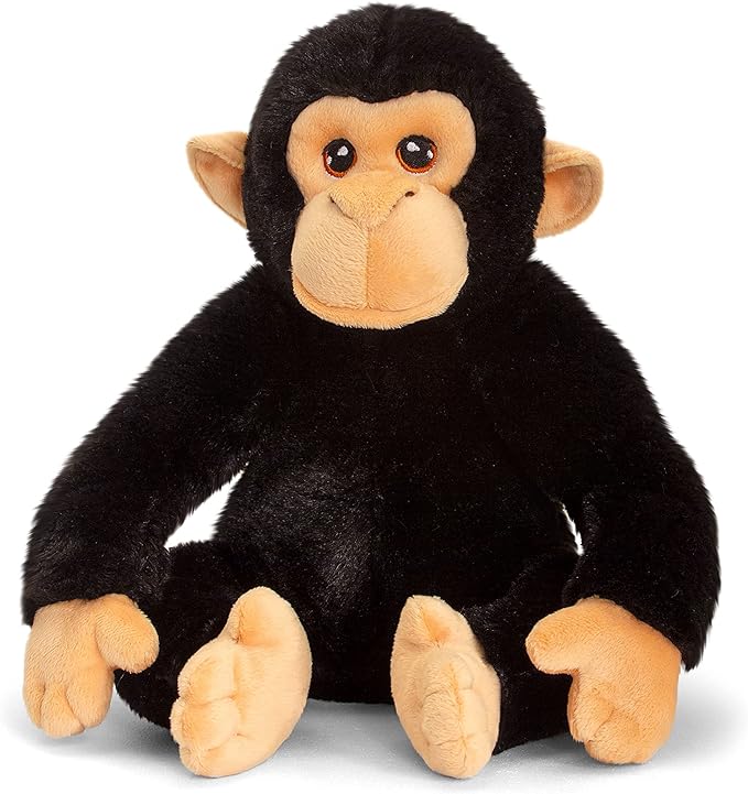 Keel Toys Keeleco Chimpanzee Soft Toy 18cm Eco Friendly Plush Animal Toy