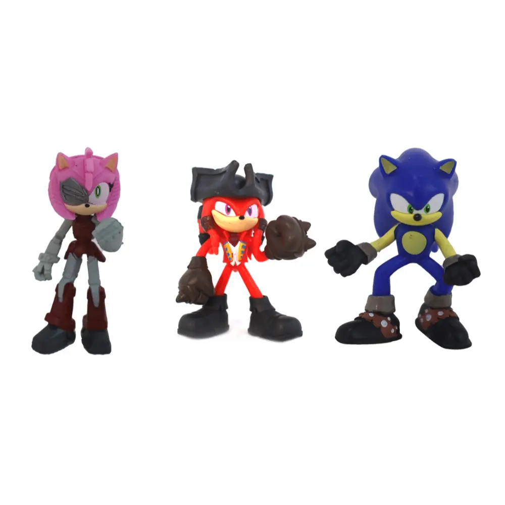 Sonic Figure Blister 3-in-1 Pack - Sold per piece