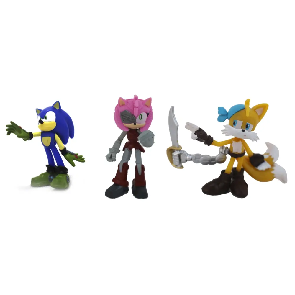 Sonic Figure Blister 3-in-1 Pack - Sold per piece