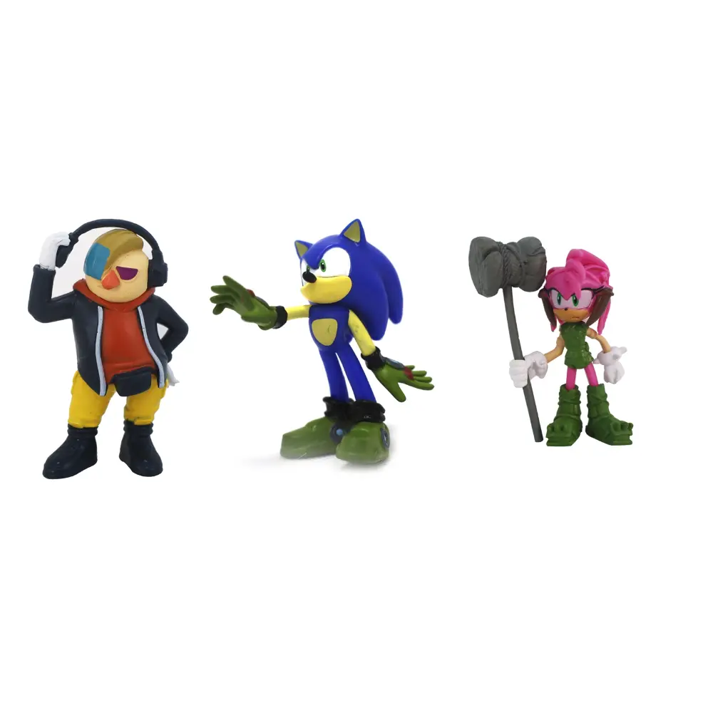 Sonic Figure Blister 3-in-1 Pack - Sold per piece