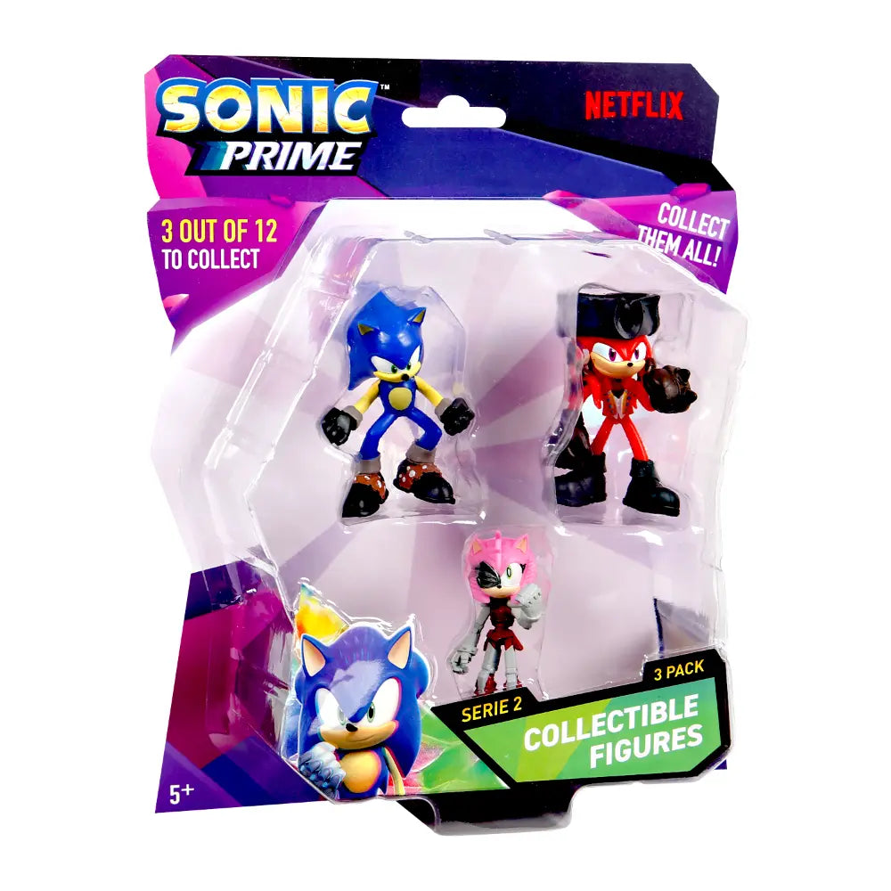 Sonic Figure Blister 3-in-1 Pack - Sold per piece