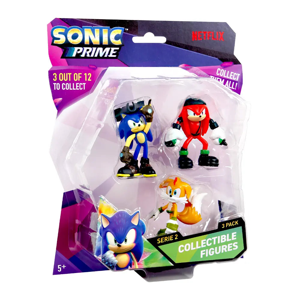 Sonic Figure Blister 3-in-1 Pack - Sold per piece