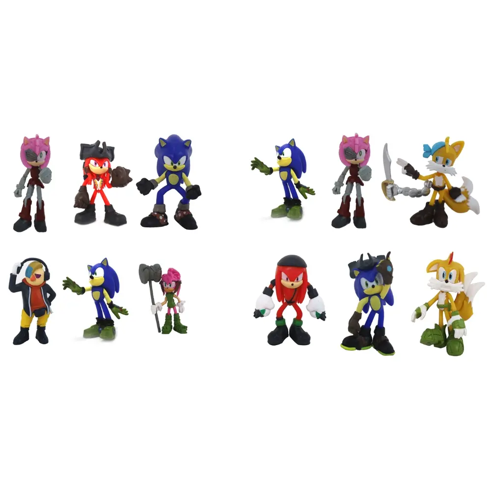 Sonic Figure Blister 3-in-1 Pack - Sold per piece