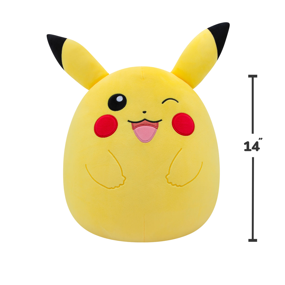 Pokemon Squishmallow Winking Pikachu 14-Inches