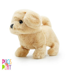 Pugs At Play Walking Goldie 6.5  Inch Battery Operated
