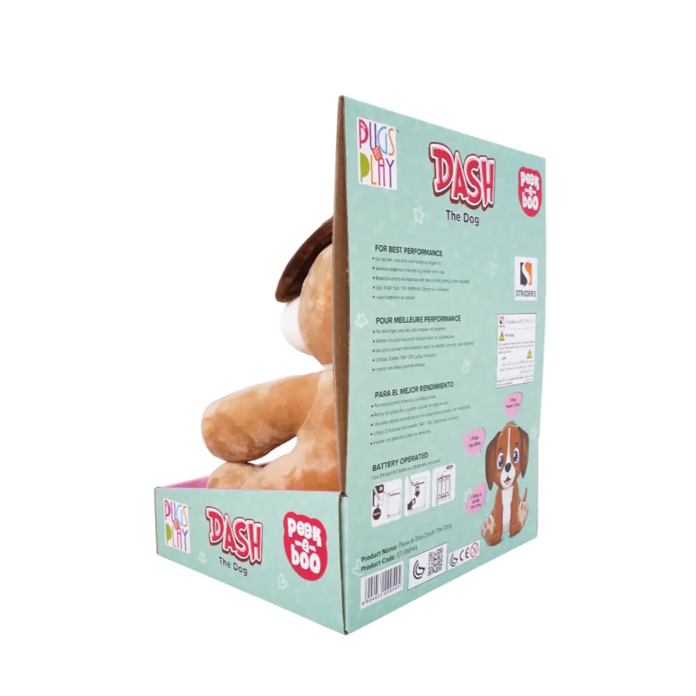 Pugs At Play Peek A Boo Dash 10 Inch B O