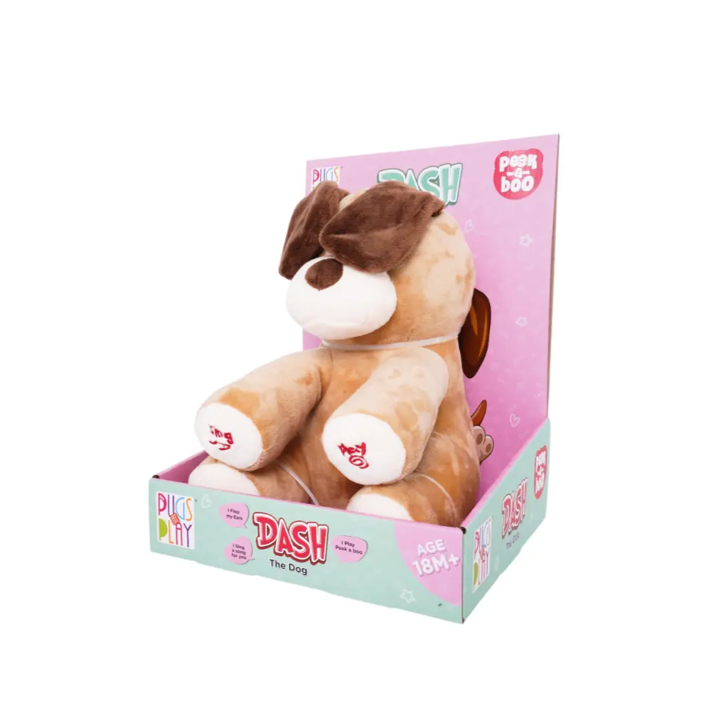 Pugs At Play Peek A Boo Dash 10 Inch B O