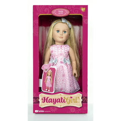 Hayati Girl  Doll Sandy Long Hair Holiday Dress 18-Inches
