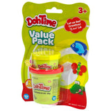 Dohtime Value Pack Dough Cans 1oz & 3oz - Assorted Colours