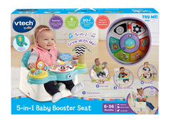 VTech 5-in-1 Baby Booster Seat with Musical Play Zone & Interactive Learning