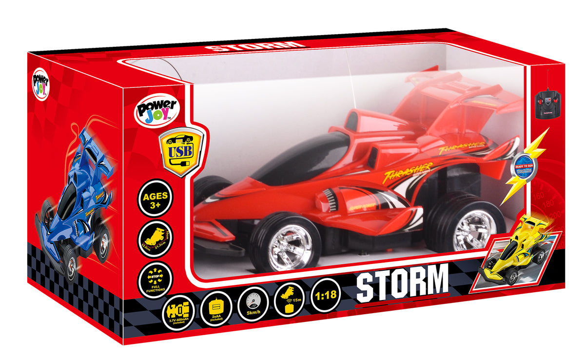 Power Joy RC Buggy Storm 1 18 Scale Remote Control Off Road Car Assortment