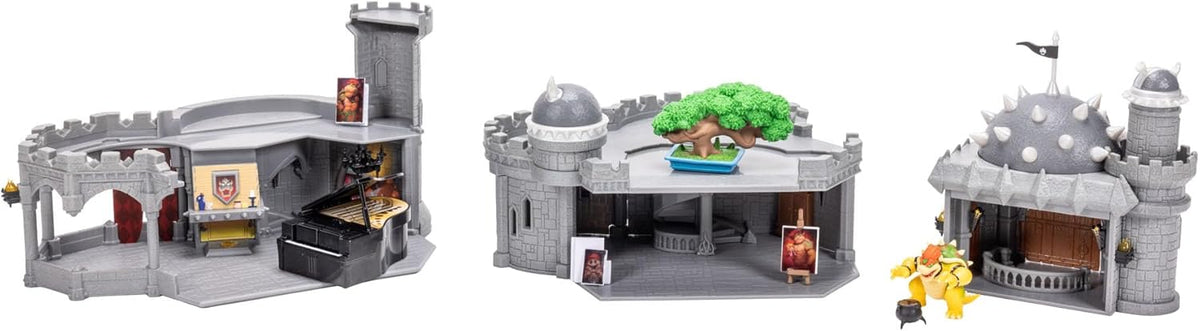 Super Mario Movie 2 Bowser Deluxe Playset Collectible Action Figure Set with Accessories